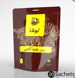 پودر مخلوط کاکائویی      (بسته بندی 20ساشه)