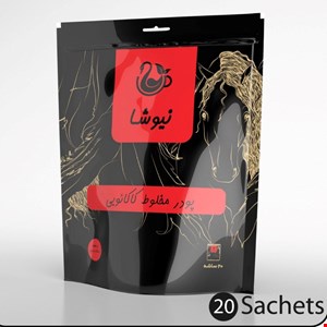 پودر مخلوط کاکائویی چاکلت دارک (بسته بندی 20 شاسه)